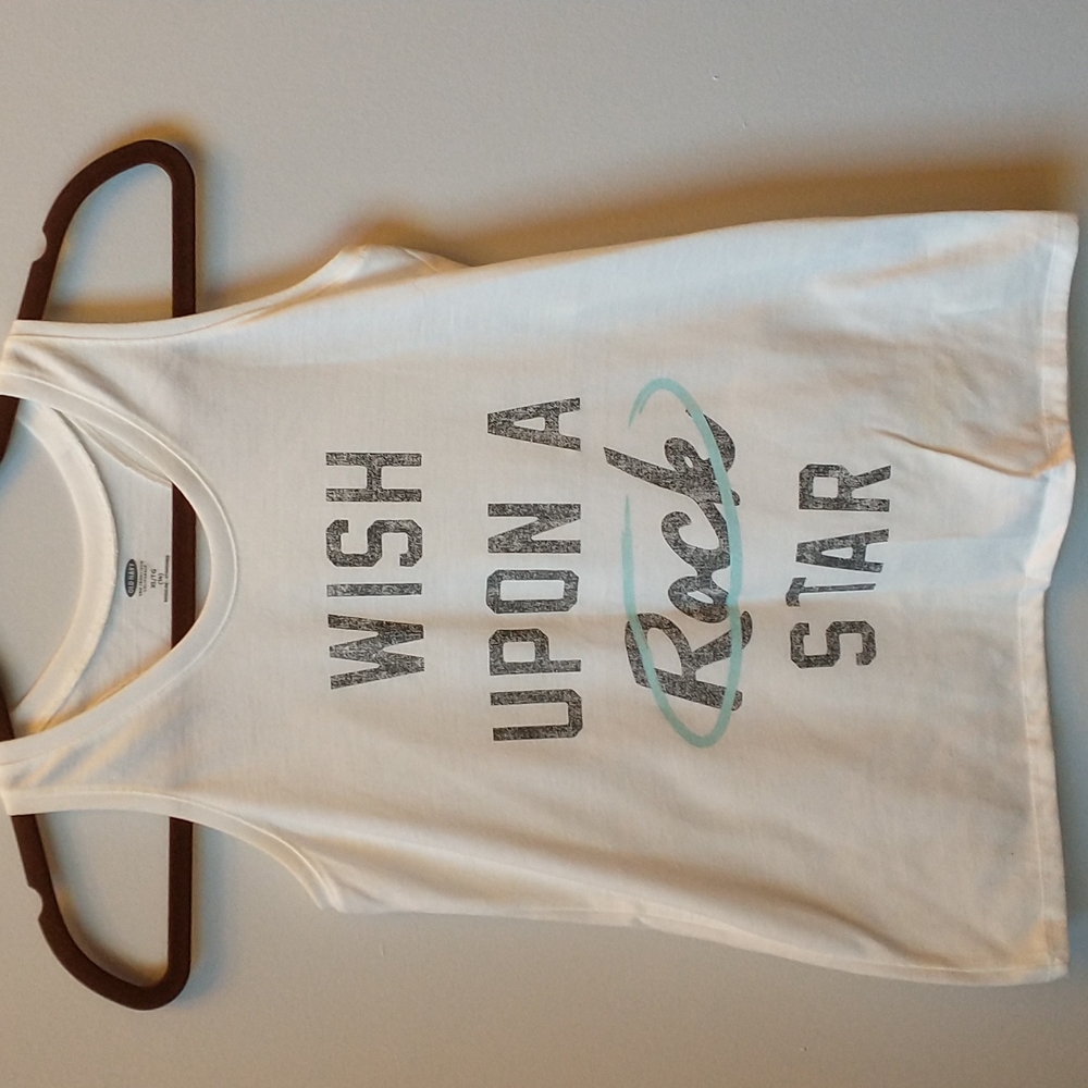 👑3/$15👑  Wish Upon A Rock Star Tank - Girls 14
